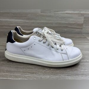 Tory Burch Howell Leather Court Sneakers Womens Size 7.5